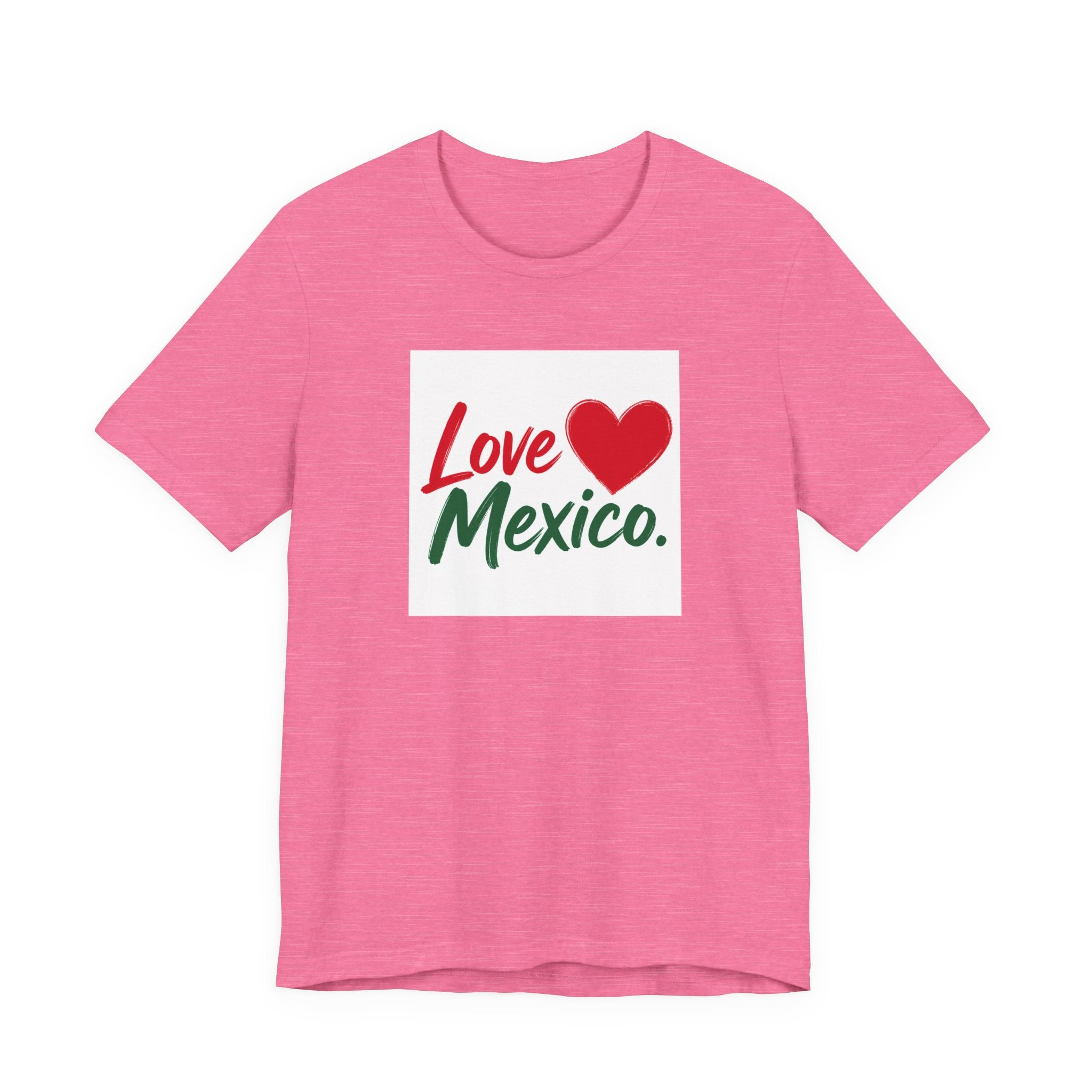 Love Mexico T-Shirt — Heart Mexico Pride Tee