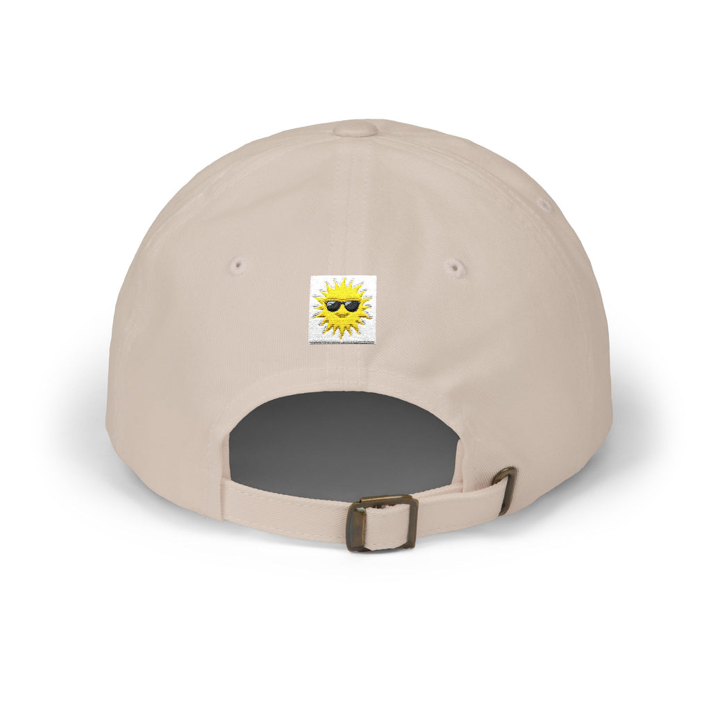 Sun Catcher logo Dad Cap | Tropical Palm Sunset embroidered hat