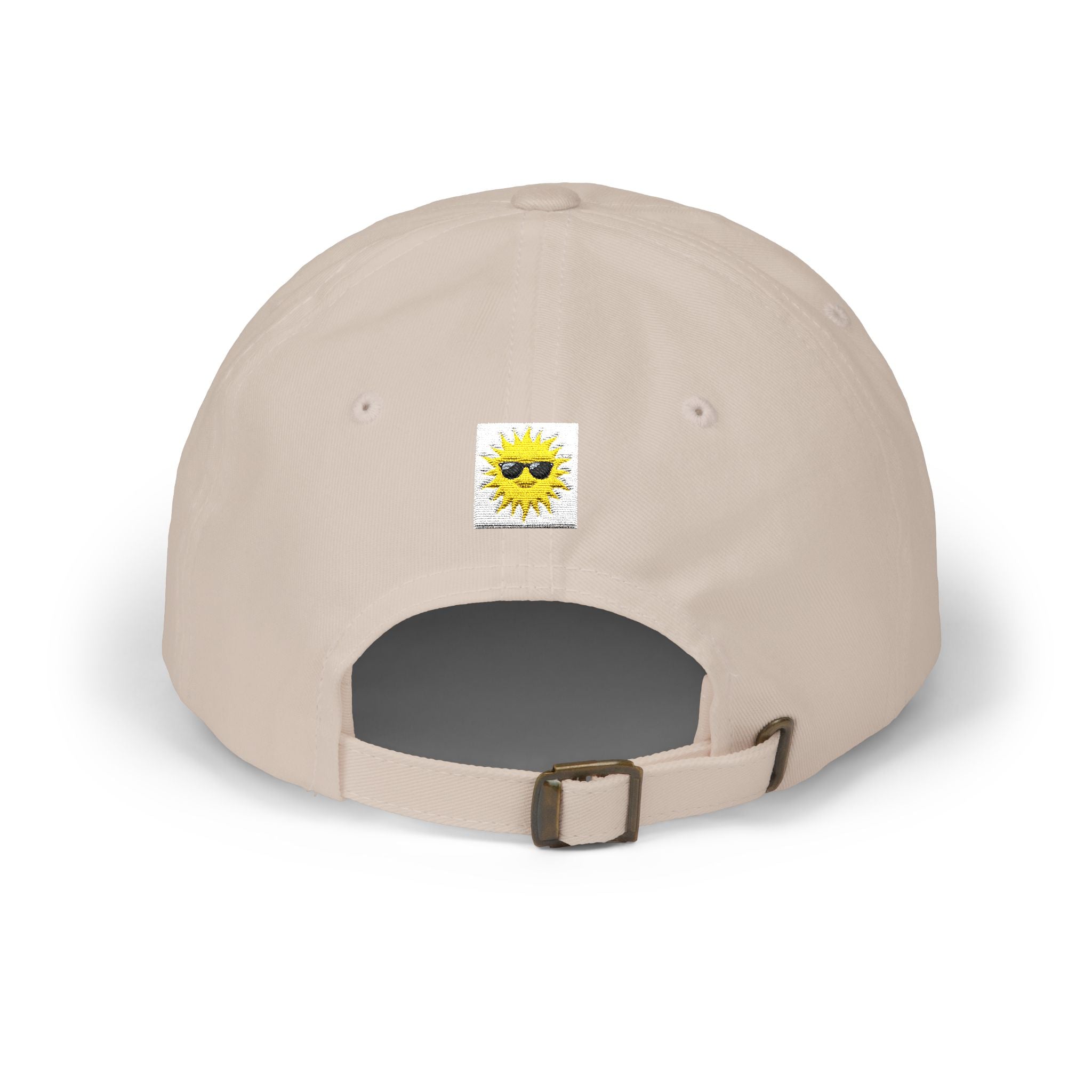 Sun Catcher logo Dad Cap | Tropical Palm Sunset embroidered hat