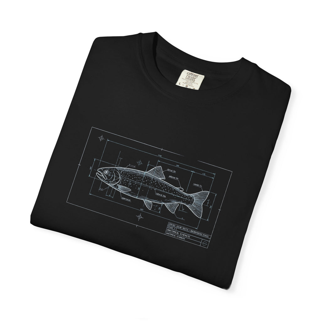 Unisex Garment-Dyed T-shirt Trout Image