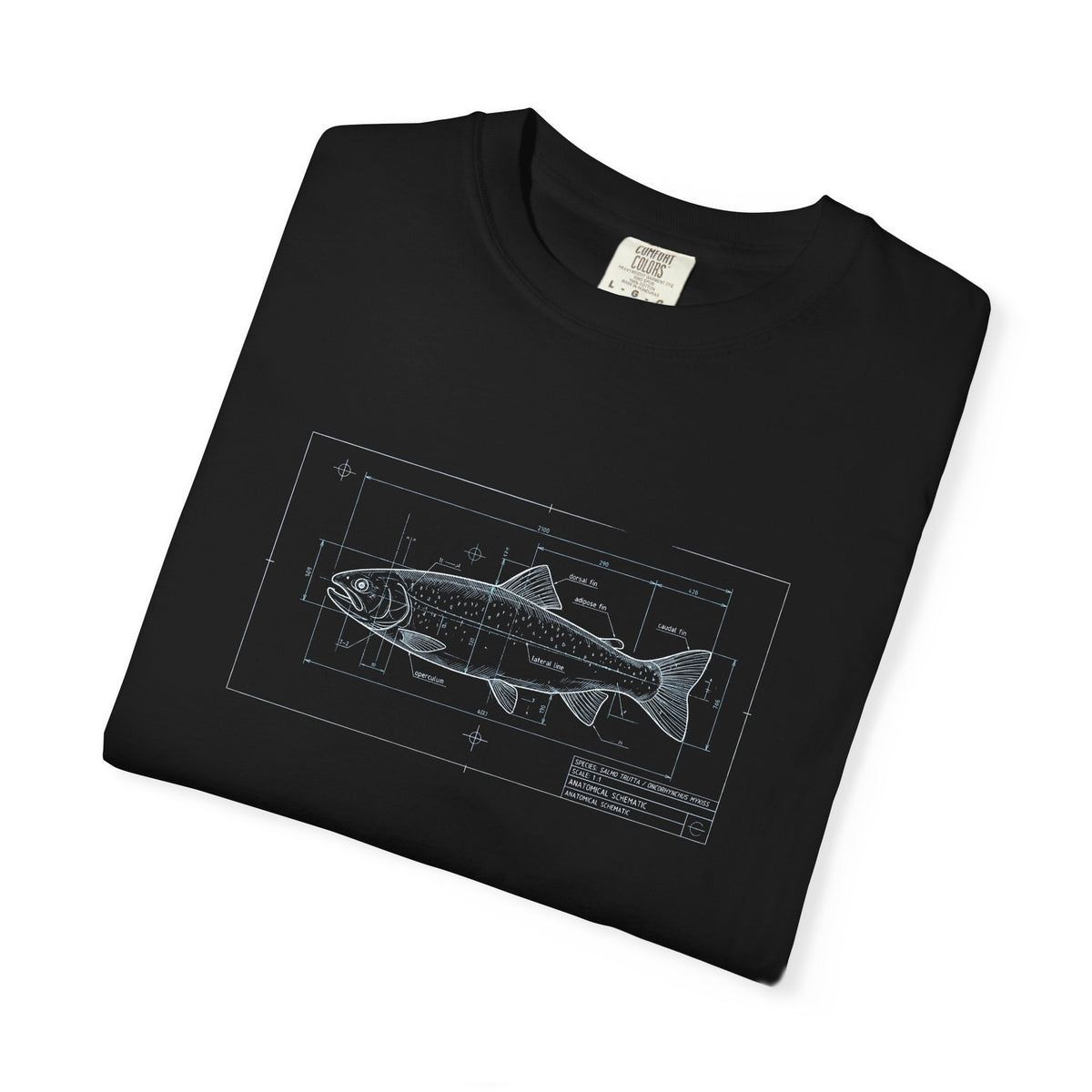 Unisex Garment-Dyed T-shirt Trout Image