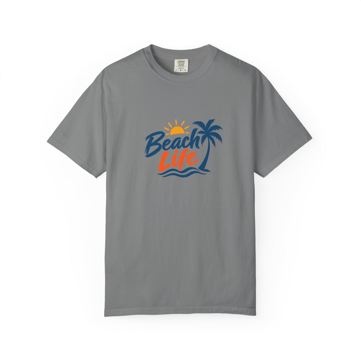Beach Life T-Shirt — Palm Tree Sunset Graphic Tee