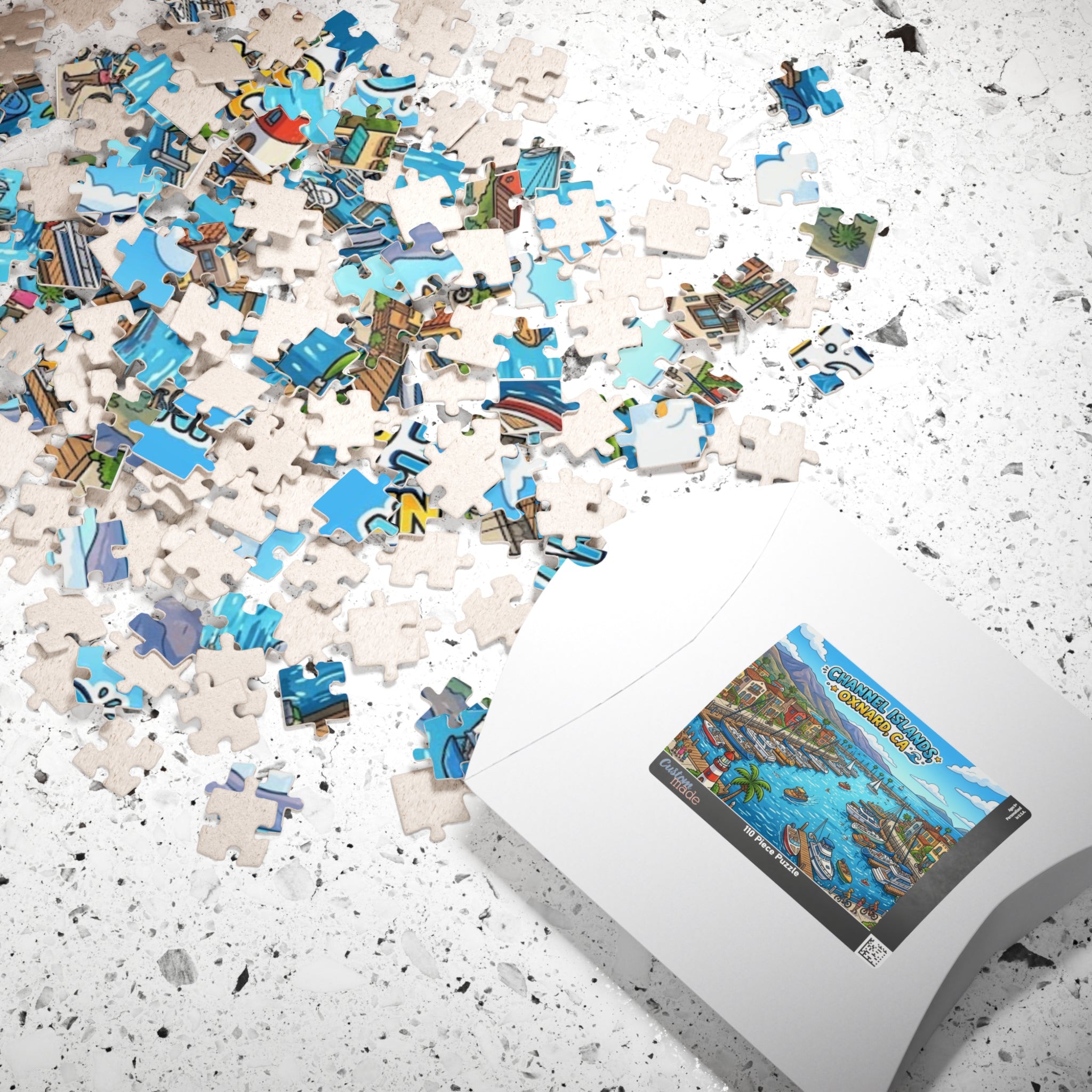 Channel Islands Oxnard CA Harbor Puzzle | Scenic Marina Jigsaw