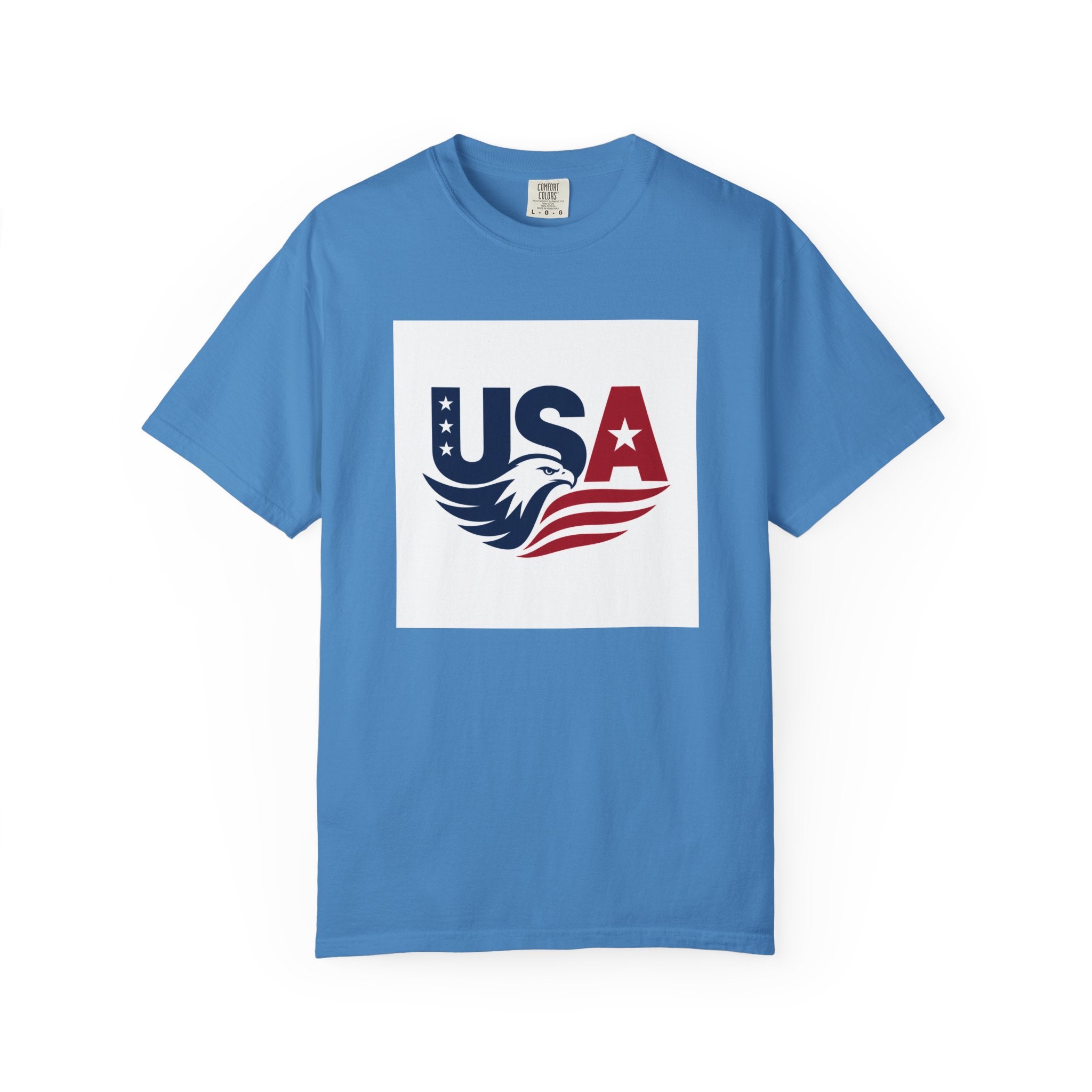 USA Eagle Graphic T-Shirt | Patriotic American Flag Design
