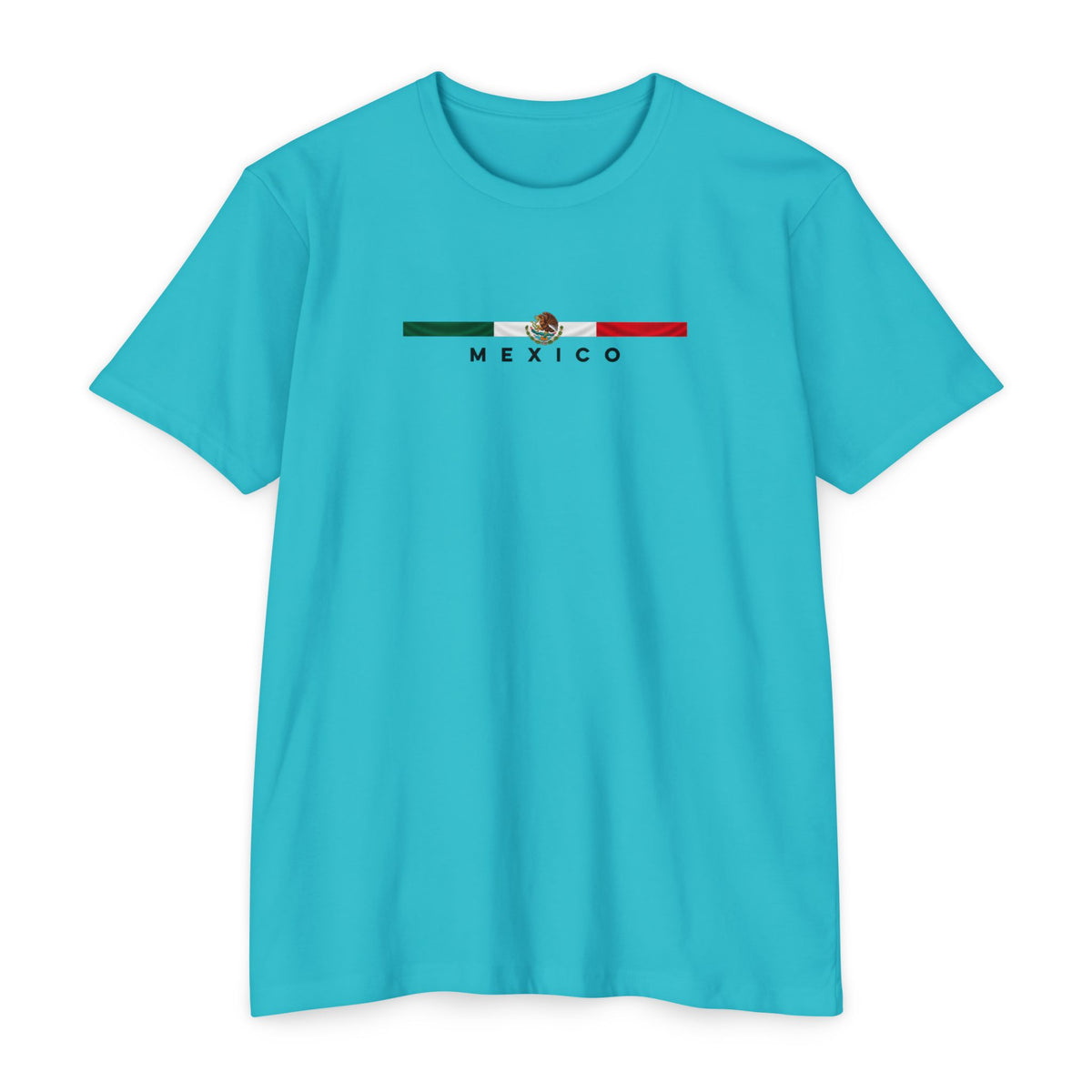 Mexico Flag Stripe T‑Shirt — Minimal Mexican Pride Tee