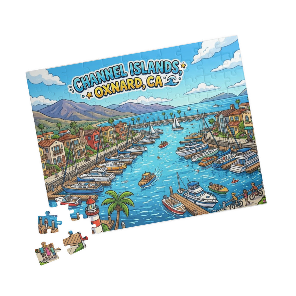 Channel Islands Oxnard CA Harbor Puzzle | Scenic Marina Jigsaw