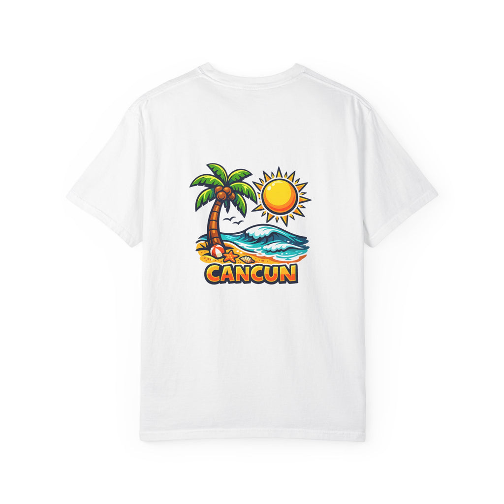 Cancun Beach T-Shirt — Tropical Palm Tree Vacation Tee