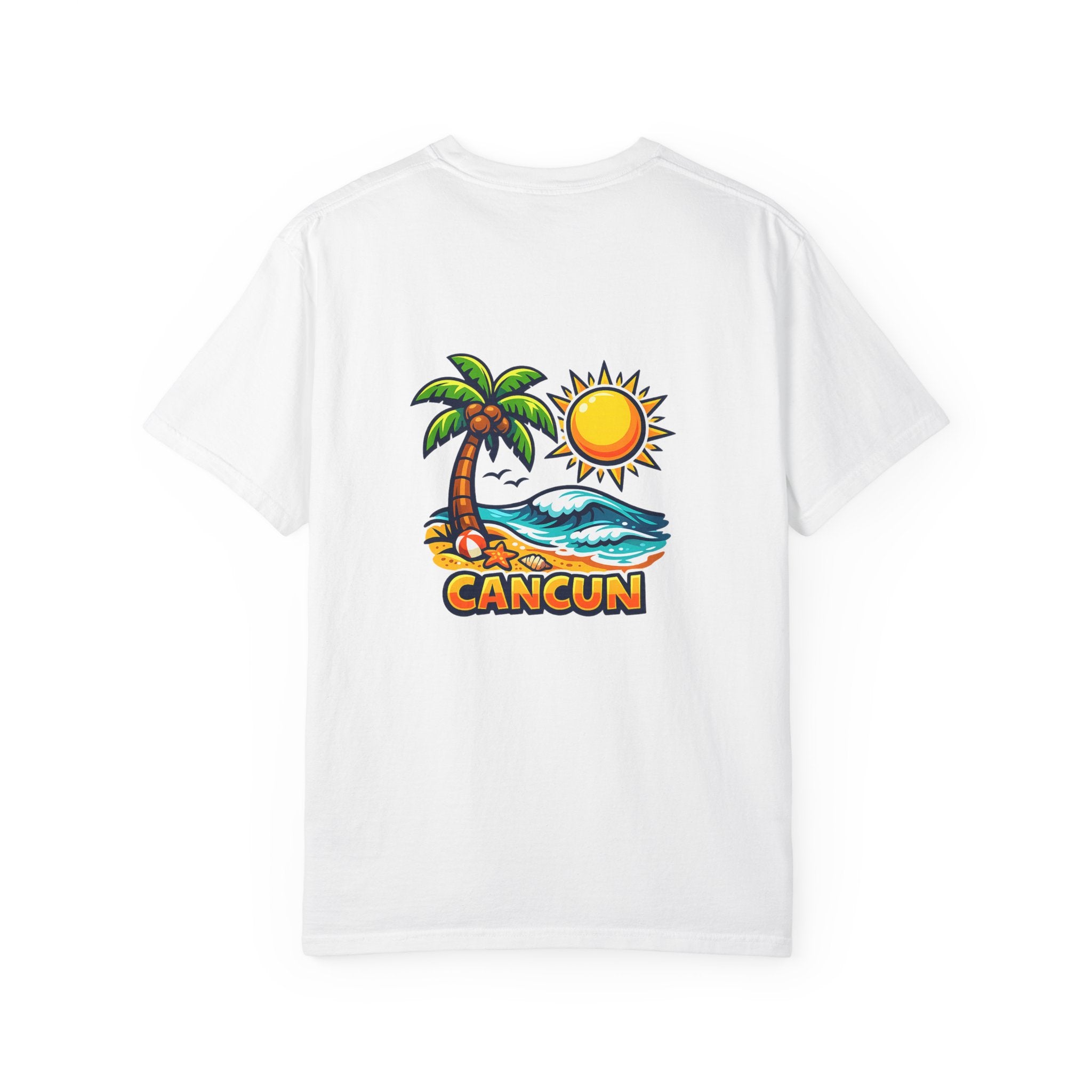 Cancun Beach T-Shirt — Tropical Palm Tree Vacation Tee