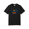 Beach Life T-Shirt — Palm Tree Sunset Graphic Tee