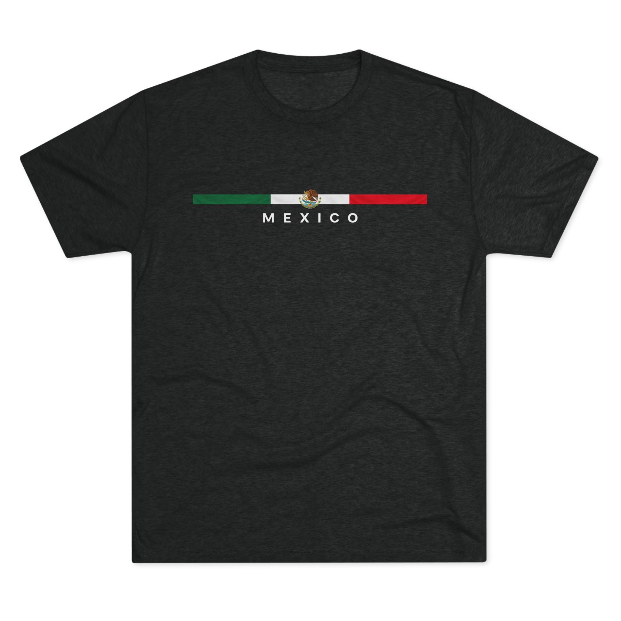 Mexico Flag Stripe T-Shirt – Minimal Mexican Pride Tee