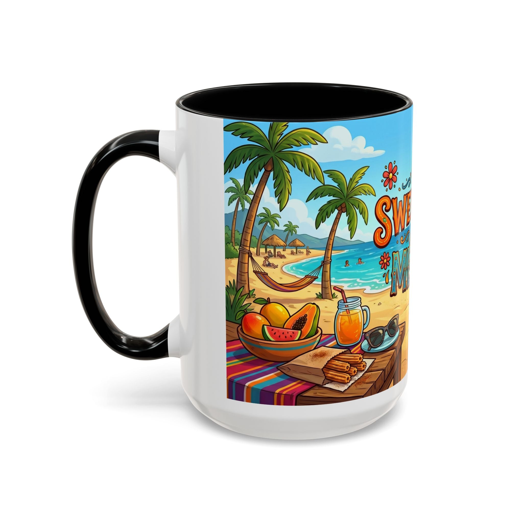 The Sweetness of Mexico Coffee Mug | Mexican Beach Food Illustration
