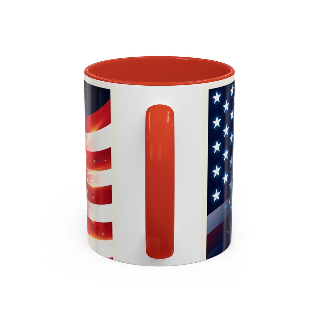 USA 250 Anniversary Coffee Mug | Flag Accent 11oz 15oz
