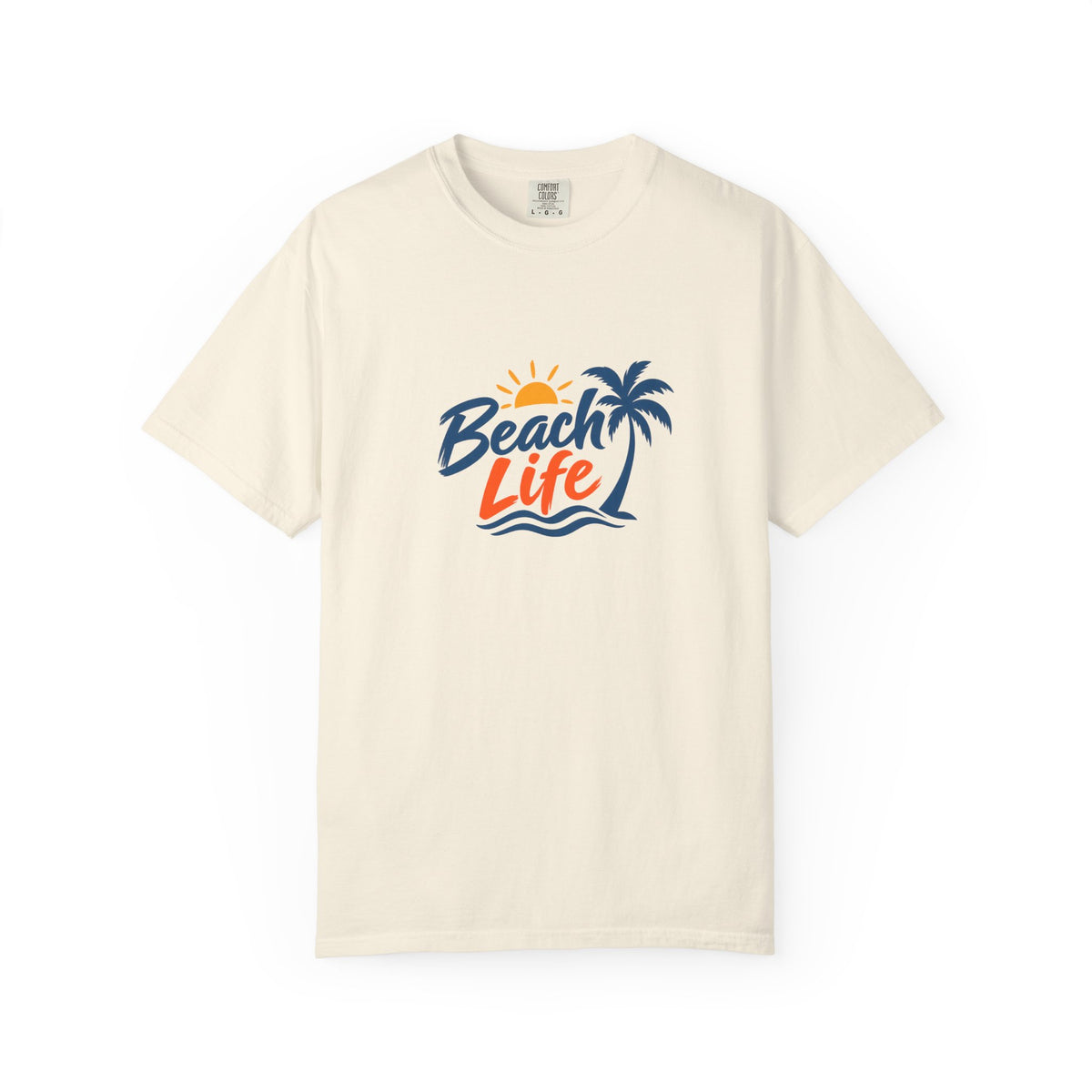 Beach Life T-Shirt — Palm Tree Sunset Graphic Tee
