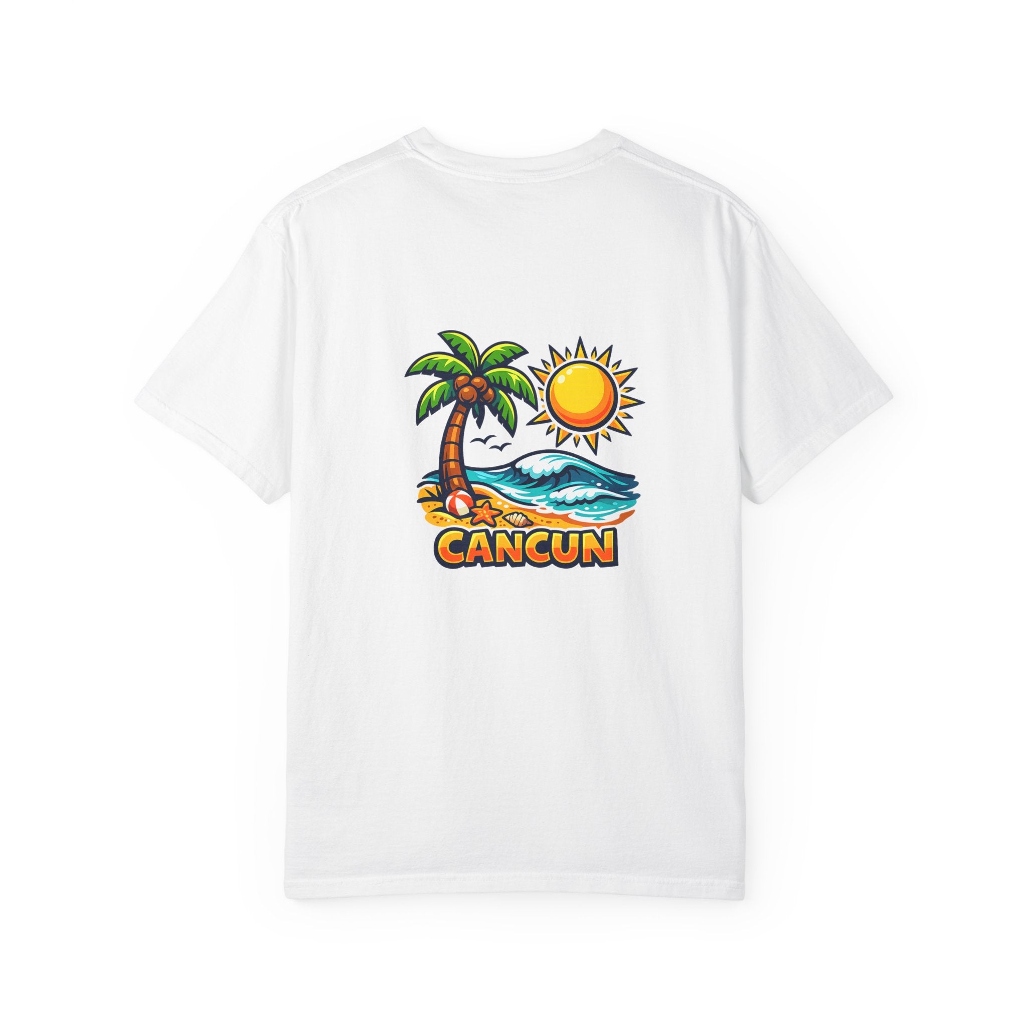 Cancun Palm Beach T-Shirt — Tropical Vacation Souvenir Tee