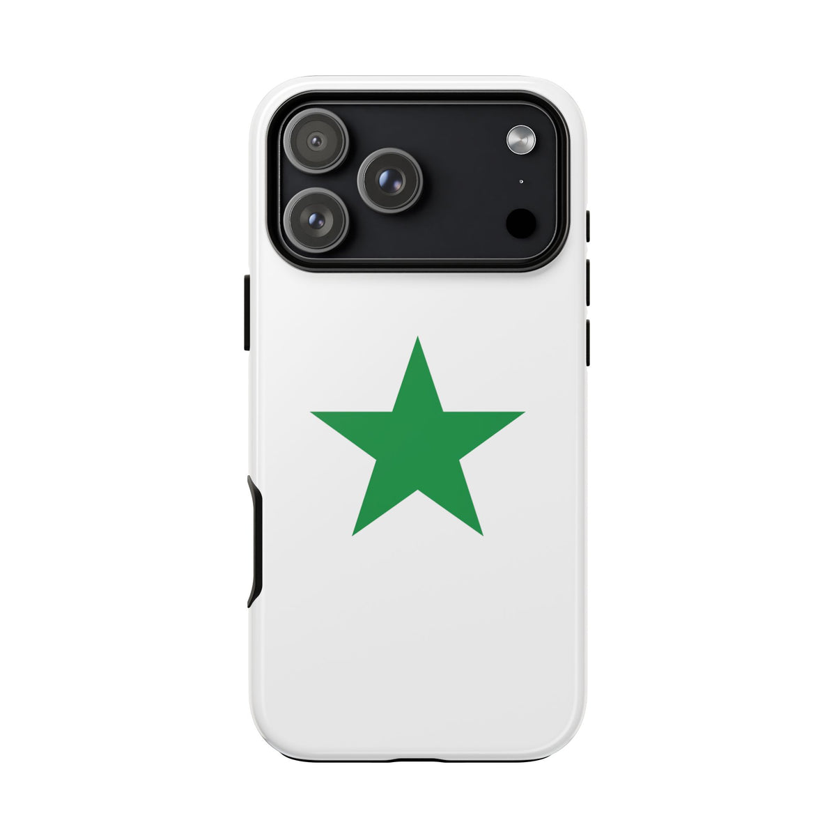 Tough Phone Case — Minimal Green Star Protective Cover