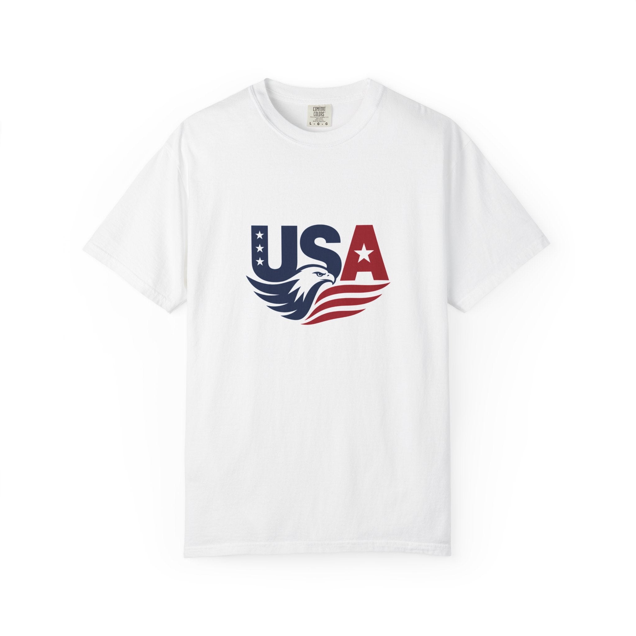 USA Eagle Graphic T-Shirt | Patriotic American Flag Design
