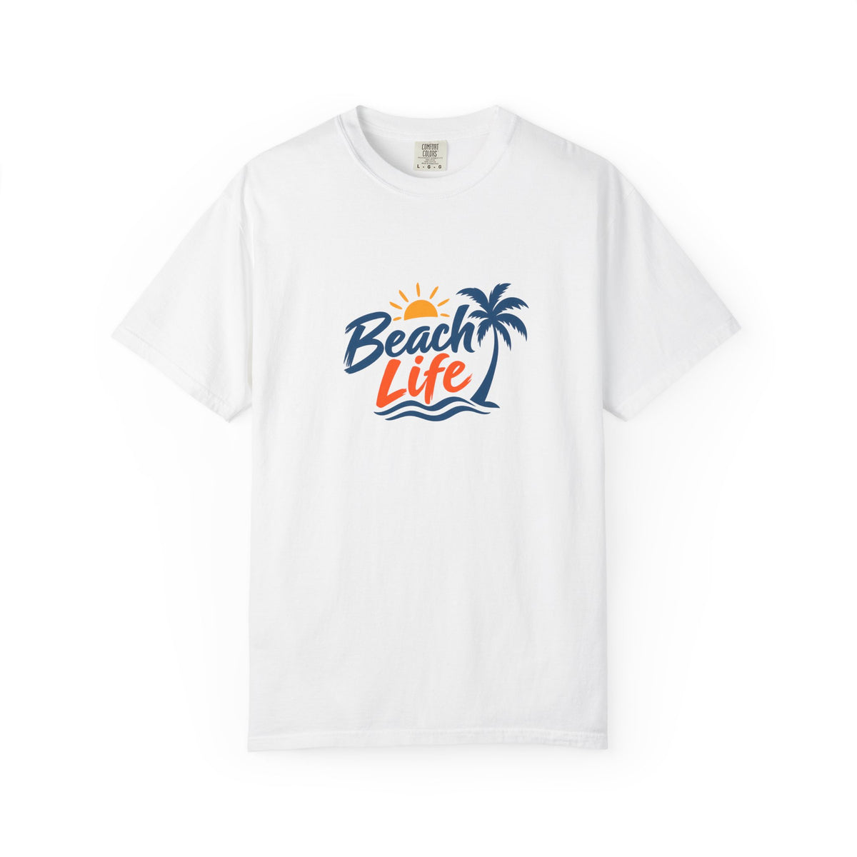 Beach Life T-Shirt — Palm Tree Sunset Graphic Tee