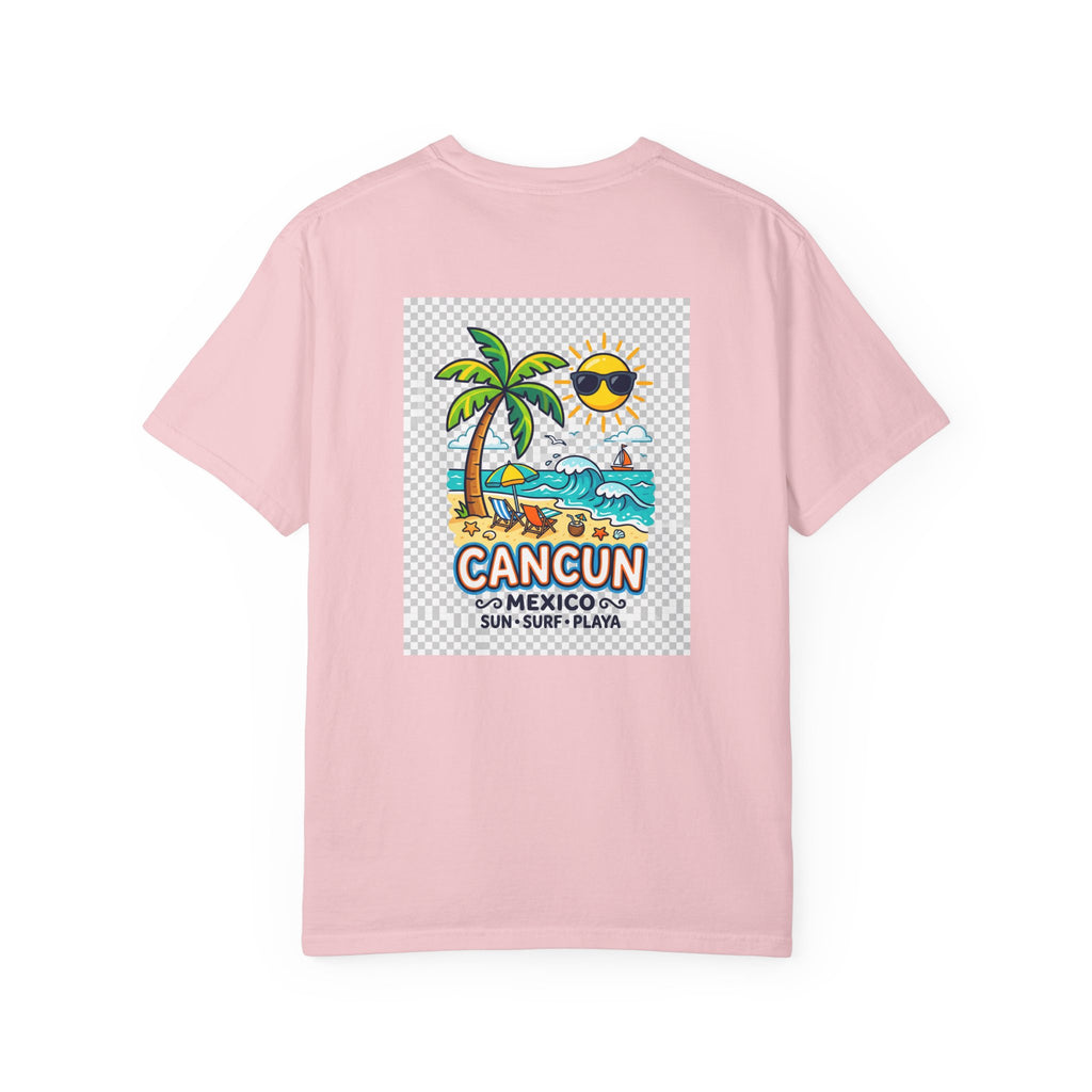 Cancun Mexico Beach T-Shirt — Sun, Surf & Playa Graphic Tee