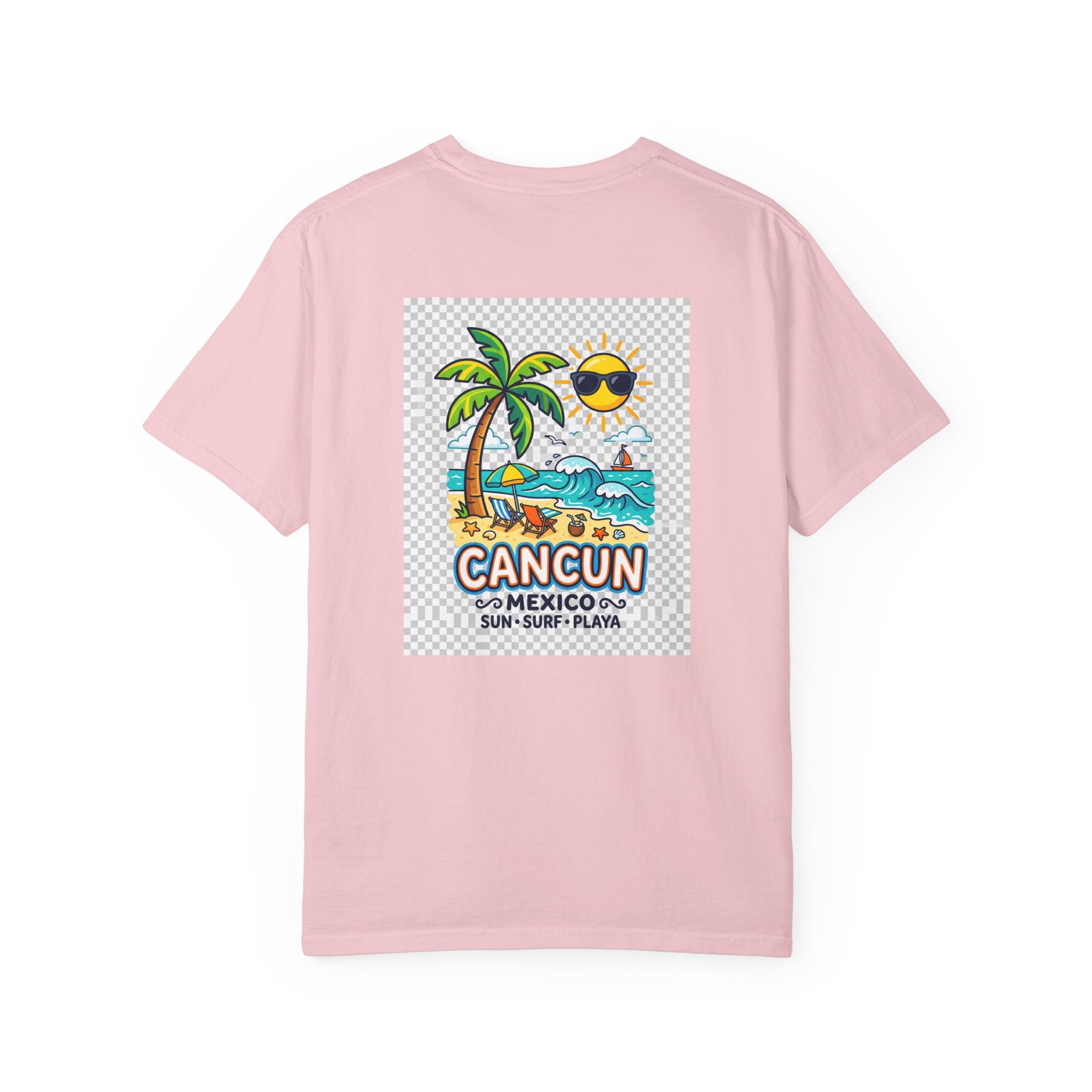 Cancun Mexico Beach T-Shirt — Sun, Surf & Playa Graphic Tee